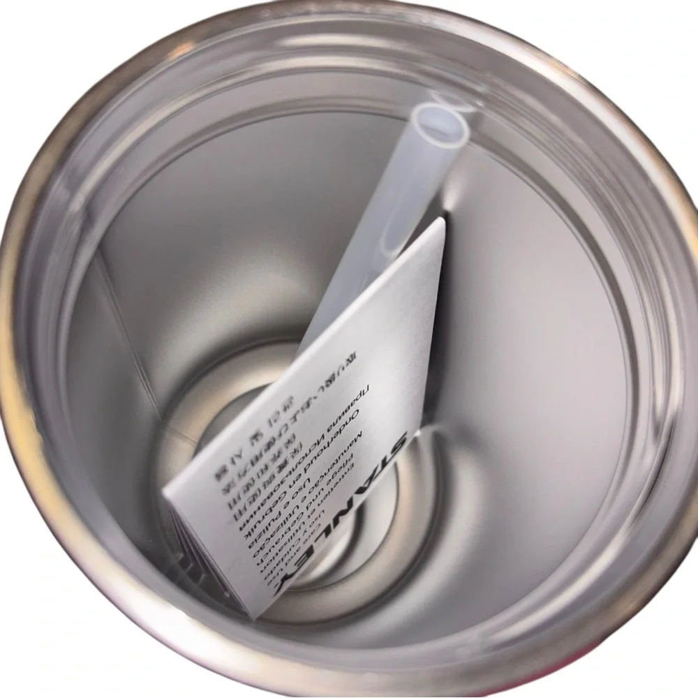 NWT  40oz Tumbler Cherry Blossom Pink  Handle - Picture 3 of 3